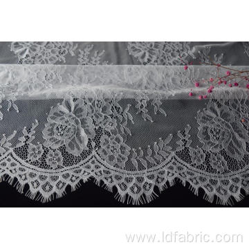 100% Nylon Panel Lace Fabric Design-B